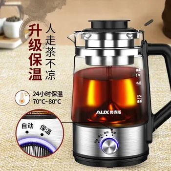 AUX בריאות סיר תה בישול מכונת תה סיר בישול חשמלי מים בסיר מים חמים קנקן מים חשמלית סיר מיני זכוכית פרח תה סיר - התמונה 2  
