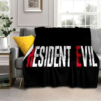 3D-R-Resident Evil גיימר משחקים שמיכה רכה לזרוק שמיכה הביתה השינה מיטה ספה פיקניק הנסיעות השאר כיסוי השמיכה ילד - התמונה 2  