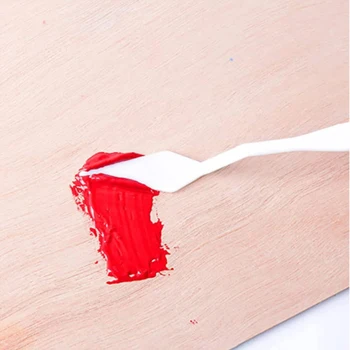 1Set מעורב פלסטיק סכין להגדיר מגרד מרית לדחוף סכין ציור אמן ציור שמן כלים אמן תלמיד בד - התמונה 2  