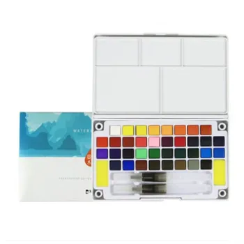 מוצק צבעי מים צבעים סט עפרונות צבעוניים לציור לצייר בצבעי מים, ציוד אמנות - התמונה 2  