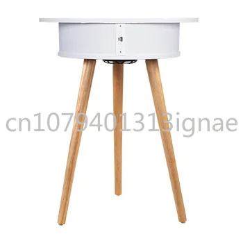 מכירת חכם רב תכליתי עץ התה שולחן רהיטים טעינה אלחוטית Bluetooth אלחוטית אודיו - התמונה 2  