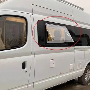 הקרוואן חלון push-חלון נגרר RV שונה שכבה כפולה אקריליק בידוד תרמי זכוכית הרכבה - התמונה 2  