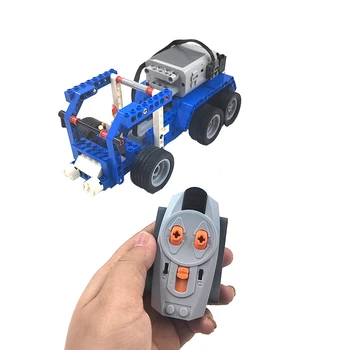 Diy היי-טק RC יישום תכנית מנוע משאיות רכבת מכונית רובוט הבניין תלמיד 9686 לעשות חינוך ילדים Moc לבנים צעצוע - התמונה 2  