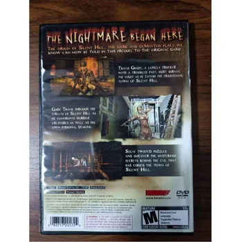 PS2 Silent Hill Origins להעתיק דיסק המשחק לפתוח את מסוף תחנת 2 רטרו אופטי הנהג משחק וידאו חלקי המכונה - התמונה 2  